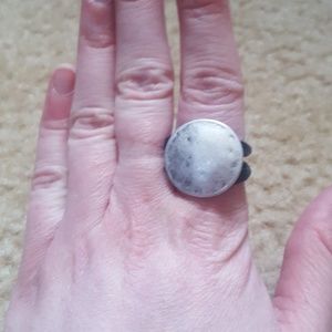 FREE With Bundle - Metal and Leather Ring